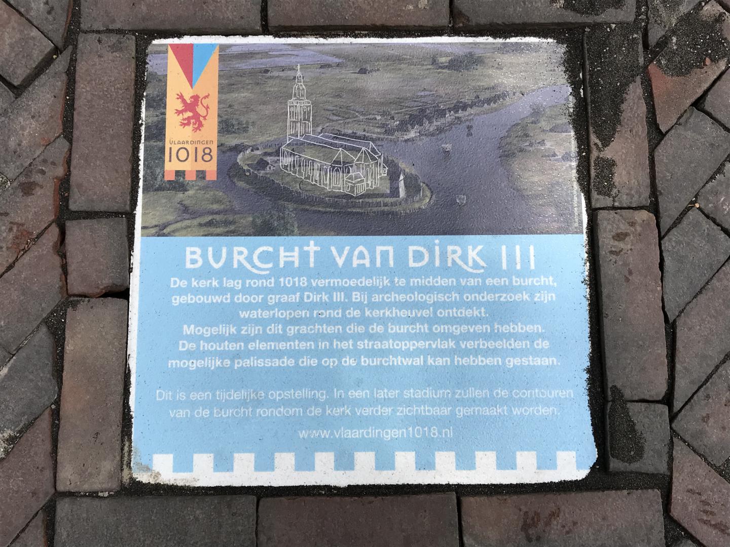 Aangetroffen resten Burcht Dirk III uit 1018 (Slag bij Vlaardingen)